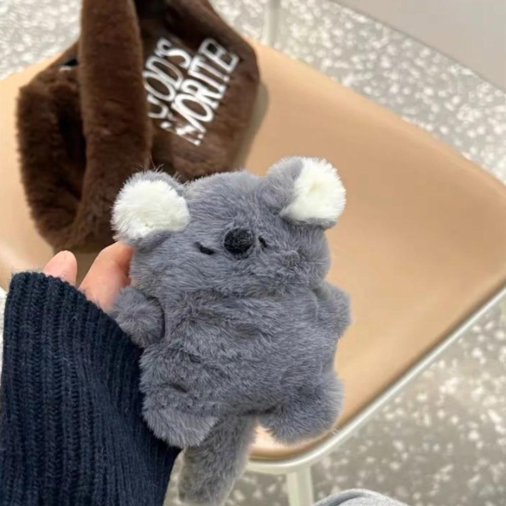 Cute and Cute Plush Koala Earphone Cover Suitable For Apple Airpods 1 2 3 4 Pro Pro2 Cartoon Earphone Protective Cover