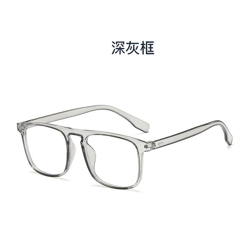 Gjennomsiktig datamaskinbrilleinnfatning Kvinner Menn Antiblått lys firkantede briller Blokkeringsbriller Optiske briller