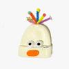 Autumn and Winter Children's Warm Knitted Hat Parent Child Wool Hat Girl Cute Cartoon Funny Eyes Tentacles Will Glow
