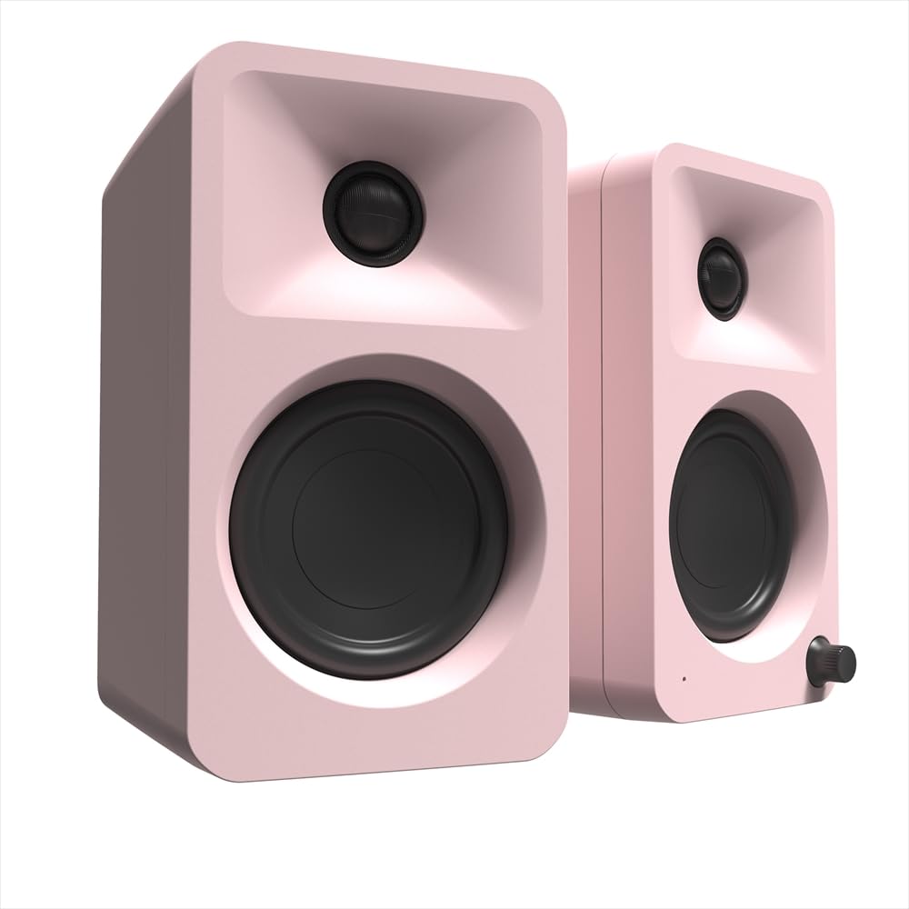 

Kanto Active Desktop Speaker ORA Matte Pink input resolution compatible [] Bluetooth5.0/USB-C (24-bit/96kHz)/RCA input/100W DSP/High