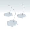 THE Simple Stand x3 for Figures & Models HEX Type
