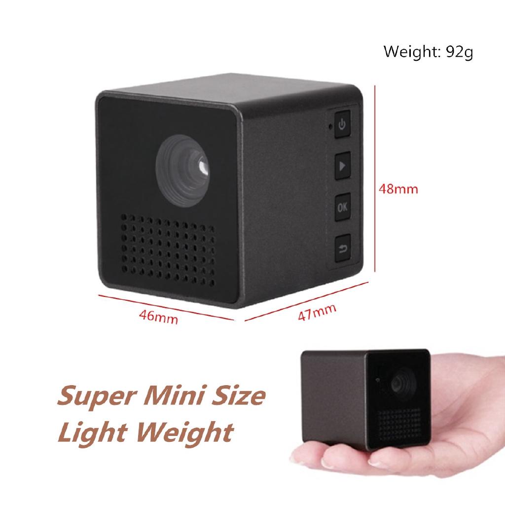 Mini Projector 1080P Wireless Wifi Mobile Projector Support Miracast Dlna Pockets Proyector Home Theater 5.1 DLP Beamer Battery