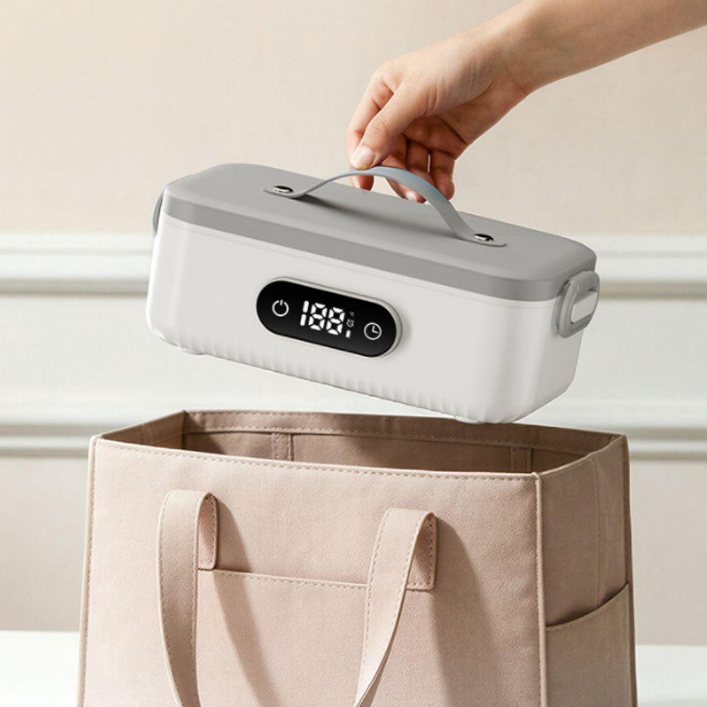 4-speed Temp Wireless Heating Food Container 6-speed Timer Cordless Food Warmer  Students
