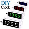 Buntes Digitaluhr-Bausatz DIY Elektronik-Kit Wecker LED-Anzeige Datum Woche Temp Alarm Lötprojekt Übungsbausatz