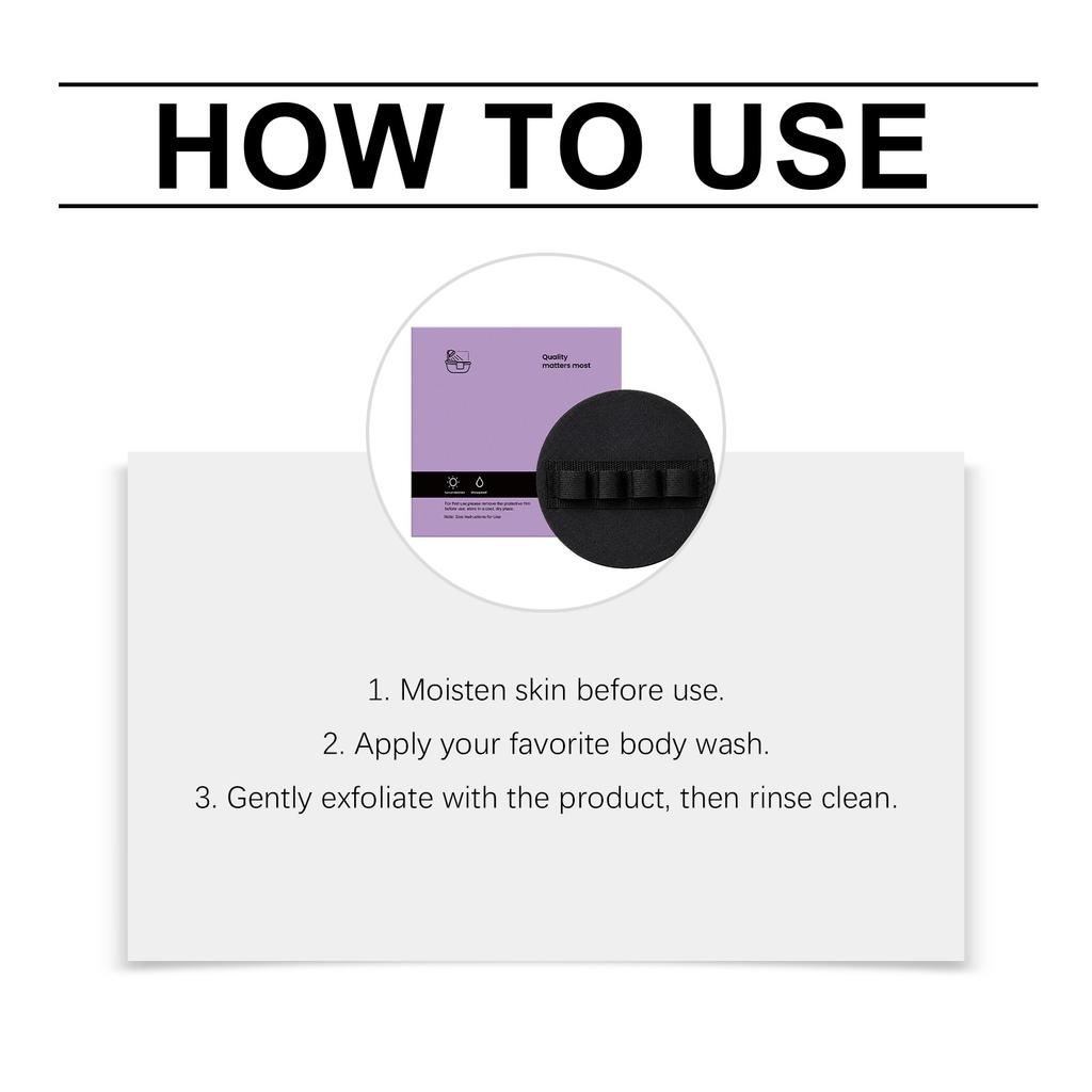 Double-Sided Body for Daily Gentle Skin Softening