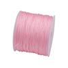 50Yds 0.8mm Crafts Nylon Cord For Jewelry Making Beading Braided Nylon Satin String for Bracelets Rattail Trim Chinese Knot