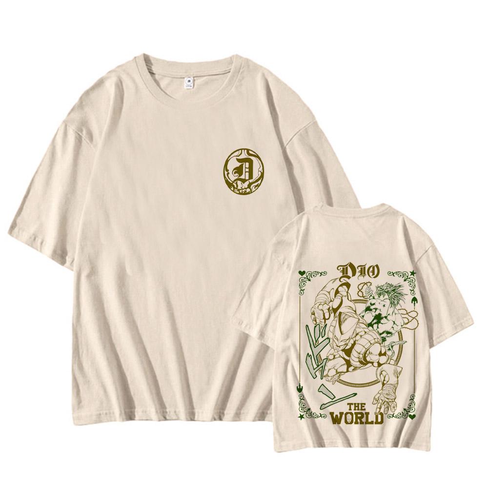 

Летняя Новая Мужская Винтажная Аниме Футболка Jojo Bizarre Кира Killer Queen Японская Аниме Манга Рубашка Мультяшная Футболка Оверсайз Топ M