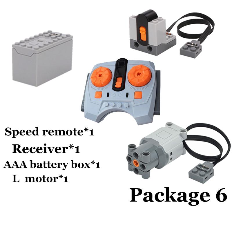 Power Functions Baustein Technische Motorteile Multi PF Werkzeug Kompatibel 8293 8883 Auto Zug M L XL Servomotor Steine Spielzeug