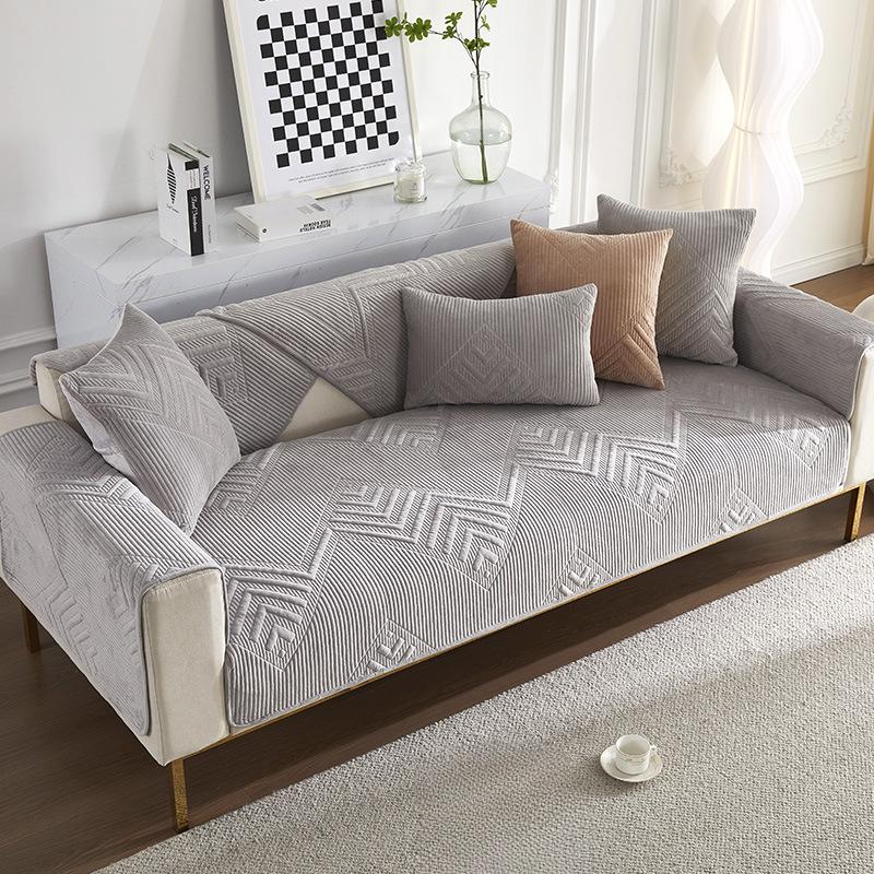 Sofa Cushion Four Seasons Universal Non-Slip Cushion Nordic Simple Sofa Cover All-Inclusive Universal Cover Cover Back Cushion Cover Towel