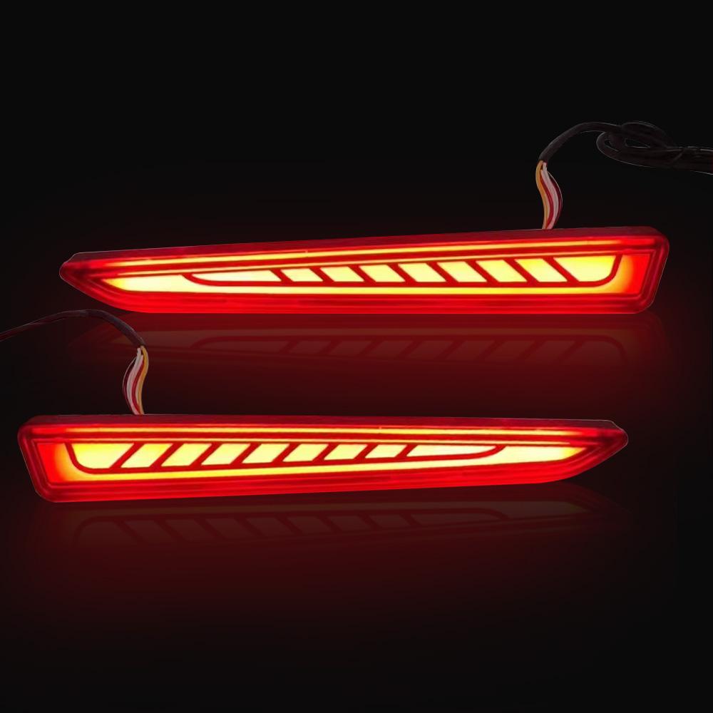 Car Rear Bumper Light for Toyota Raize 2019 2020 2021 2022 Dynamic Turn Signal LED Brake Warning Lamp Reflector 12V Accessories