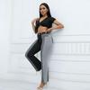 Spring/Summer Elastic Ripped Eyelet Bandage Denim Hot Pants Shorts for Women