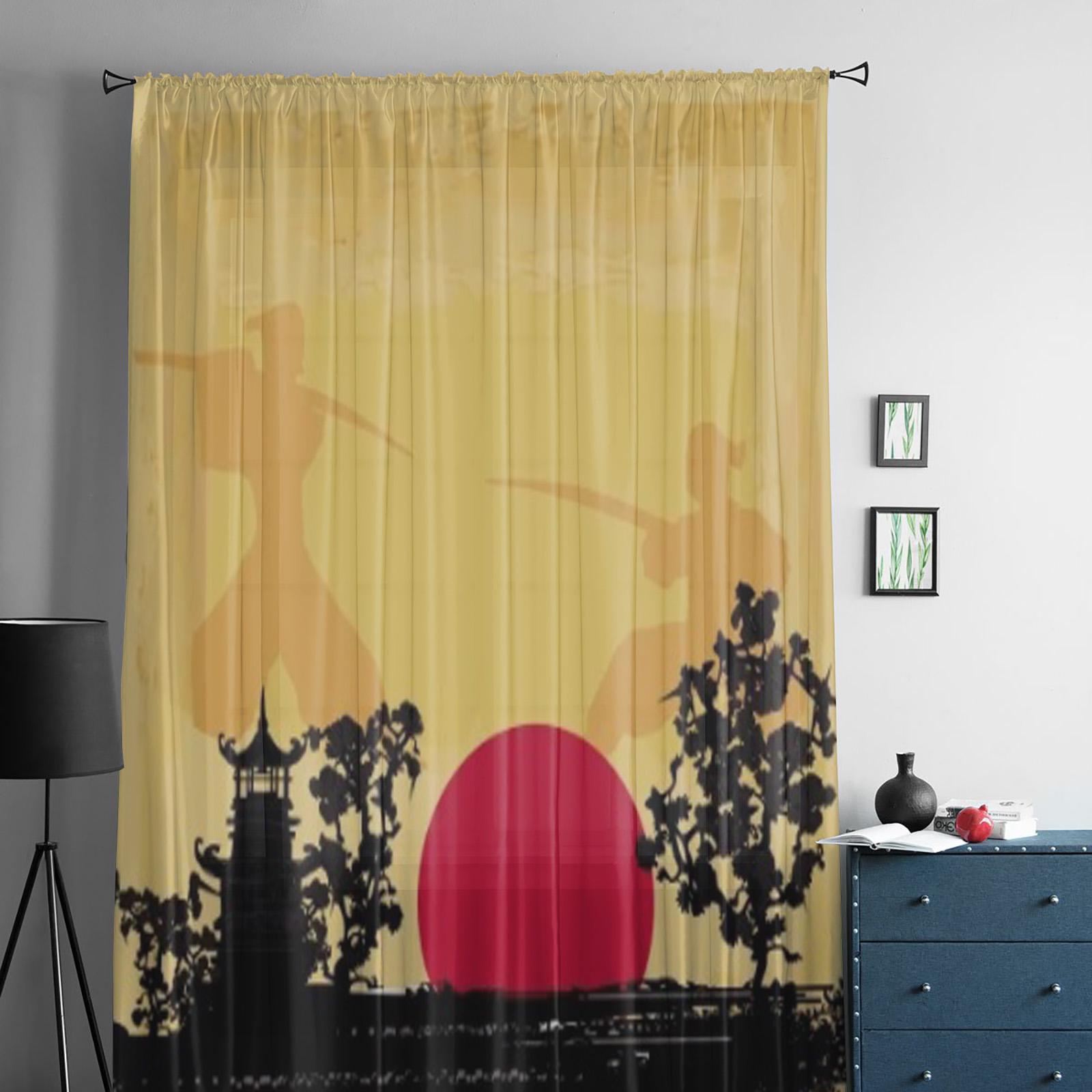 Старая бумага с силуэтом самурая — фото 2