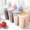Eco-friendly 4x Cereal Containers Dispenser With Moisture-proof Pour Lid 2.5l