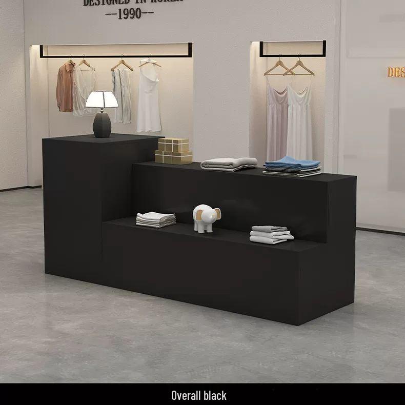 Central Island Display Table & Shoe/Bag Cabinet for Women's & Children's Clothing Store in Mall