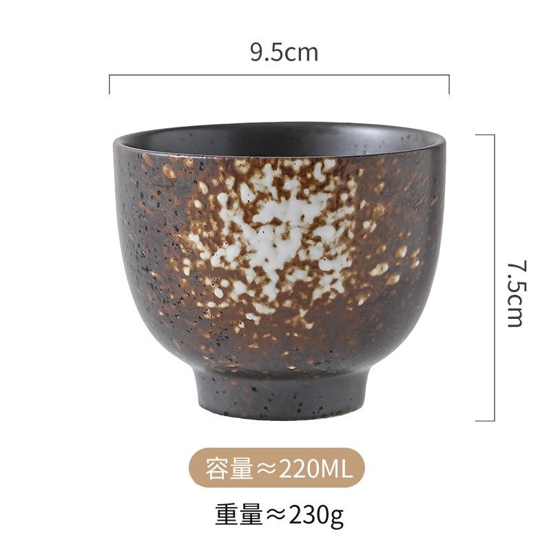 Japanese Cold Soba Bowl Creative Restaurant Cup-Shaped Rice Bowl Japanese Cuisine Miso Soup Cup Matcha Bowl