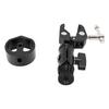 Satellite Clamp Mount 1 4 Inch 20 Thread Aluminum Alloy Satellite 360 Degrees  Adjustable Clamp Bracket with Pipe