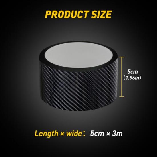 Carbon 3M Car Sill Fiber Door Anti-Scratch Plate Scuff Cover Sticker Accessories