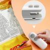 1 sett Bag Sealer Oppladbar Mini Forseglingsmaskin med Cutter Mini Heat Sealer for Chip Snacks Kjeks Bag