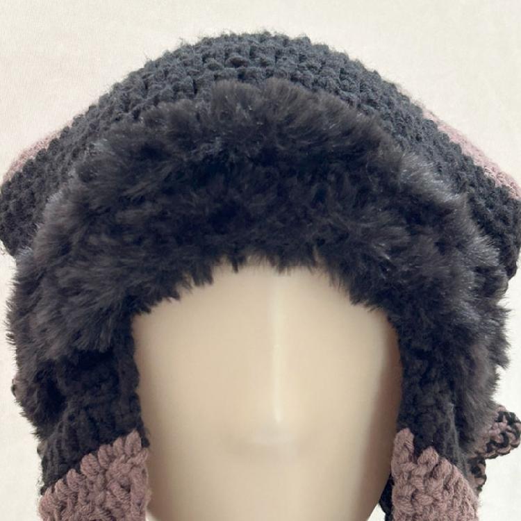 Winter Warm Cat Ear Bucket Hats For Womens Fisherman Caps Earwarmer Ski Hats