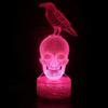 Nighdn Acrylic Skull 3D Lamp Optical Illusion Night Light 7 Colors Gift for Holloween Ghost Festival Home Room Decor Nightlight