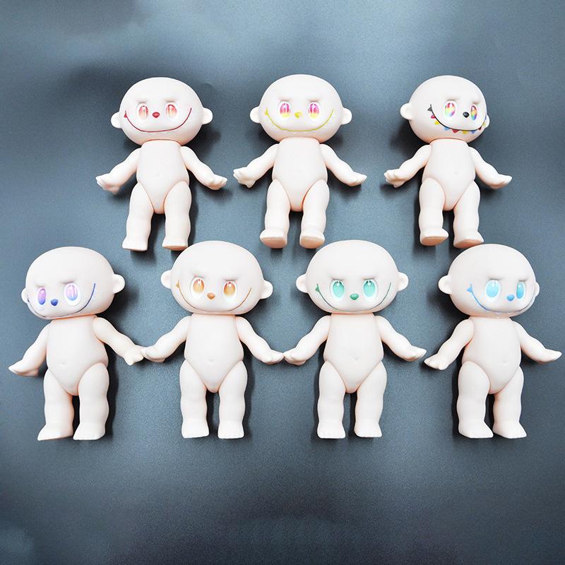 1 Piece Diy Doll Changing Supplies Labubu Vinyl Doll Accesseries For Labubu 3Rd Gen Face Hands Feet Replacement Parts