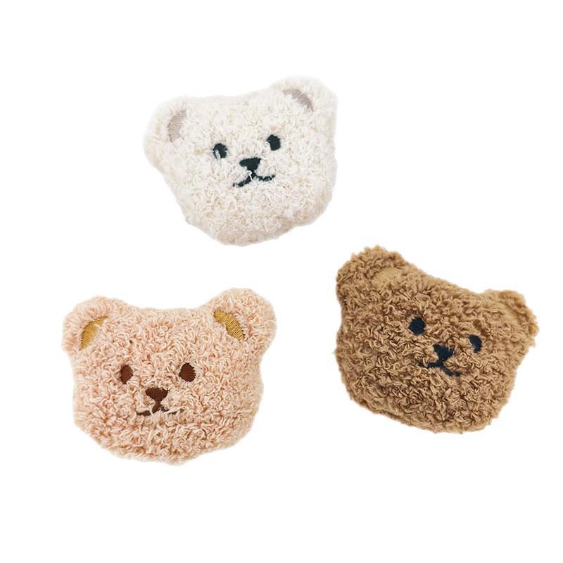 Cartoon Plush Bear Brooch - DIY Jewelry and Doll Clothing Accessories
