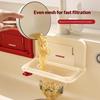 Folding Sink Filtering Net Rack Home Use Kitchen Beside Sink Kitchen Waste Filtering Net Sink Mesh Holder Separating Drain Rack