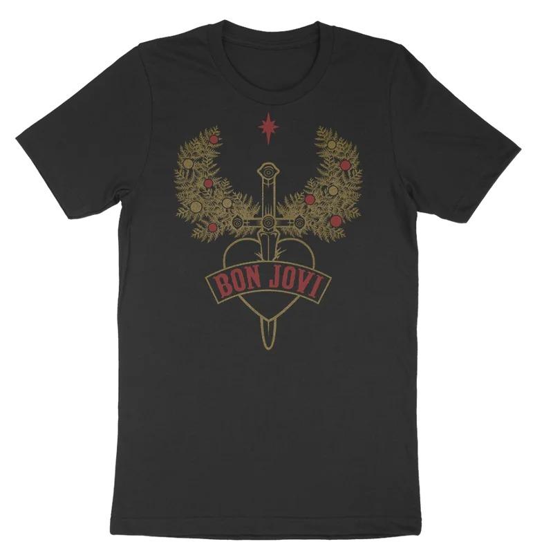 2026 New Summer spring bon jovi 100%Cotton Rock band album cover Graphic Tshirt Men Women unisex shirts hiphop Y2k fashion shirt 4XL