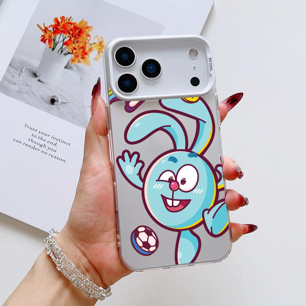 Cute G-Gogoriki K-Kikoriki Phone Case For iPhone 17 16 15 14 13 12 11 Pro Max Air Matte Laser Aurora Shockproof Funda