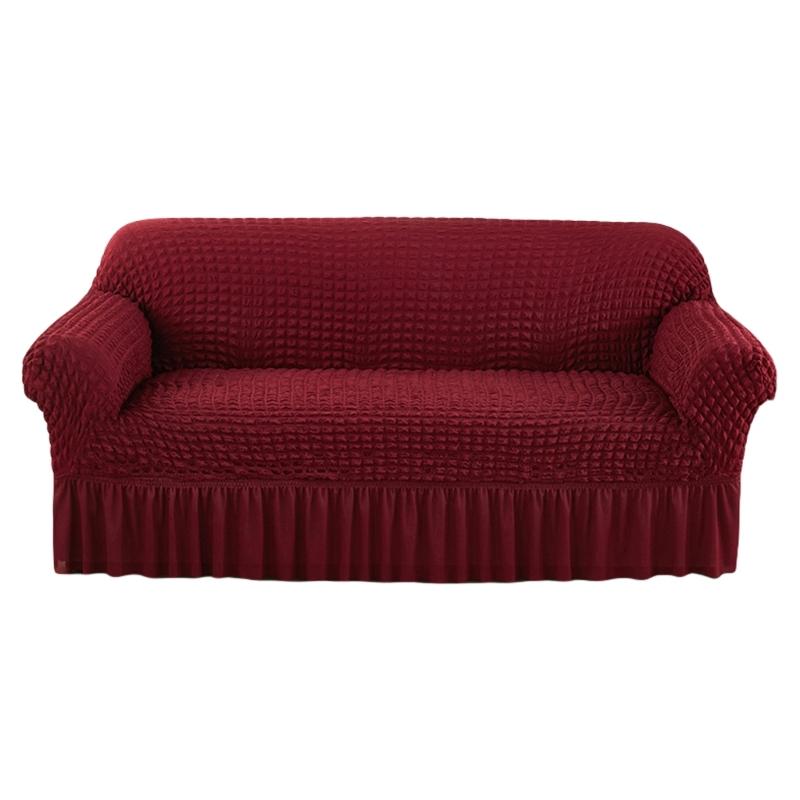 Plaids Seersuckers Sofa Cover for Living Room Stretch Sofa Slipcover for Home Armchair Cover 3 Seats Corner Couch Cover
