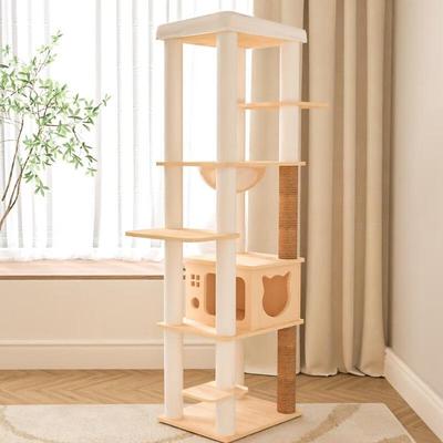 JINGRUIXIANG Cat Villa Multi-Level Climbing Tree
