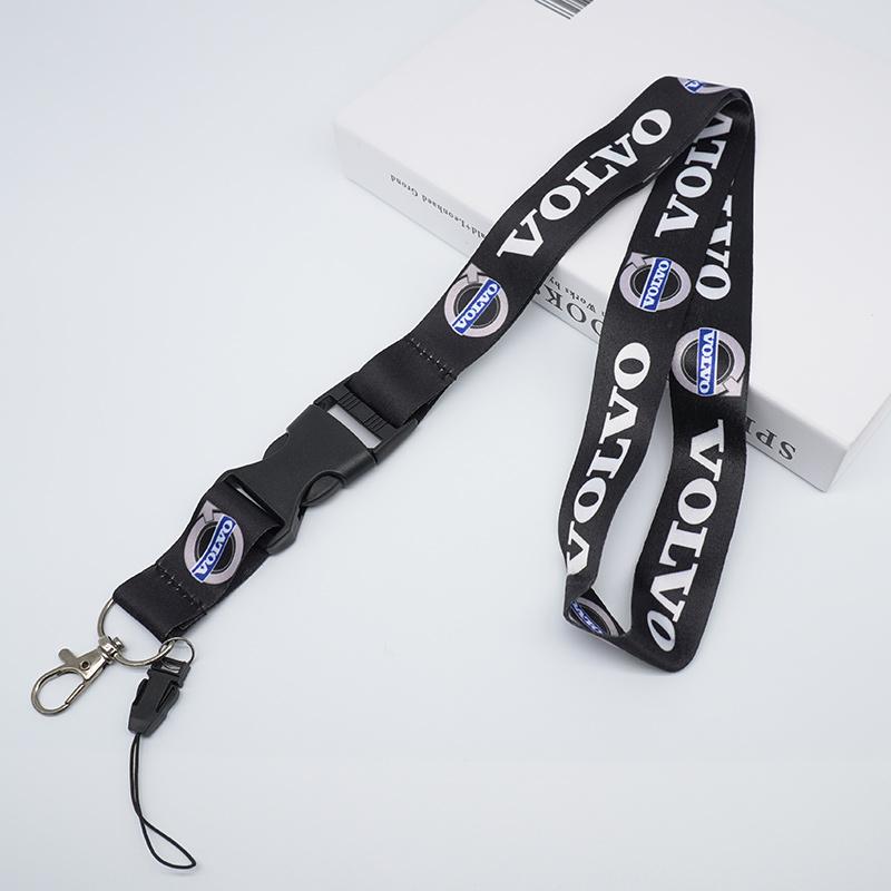Cordão de Nylon Estilo Emblema Impresso Chaveiro de Carro Presente para Motocicleta Para Volvo S40 S80L S60 S90 XC40 XC60 XC90 V40 V60 V90 Acessório