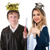 Celebrate Graduation Cap Headband Non-slip Graduation Hat Hairband  Elementary School
