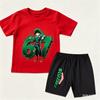 My Hero Academia Izuku Midoriya 67 Print Polyester T Shirt Shorts Set for Kids Boys Girls Summer Outfit