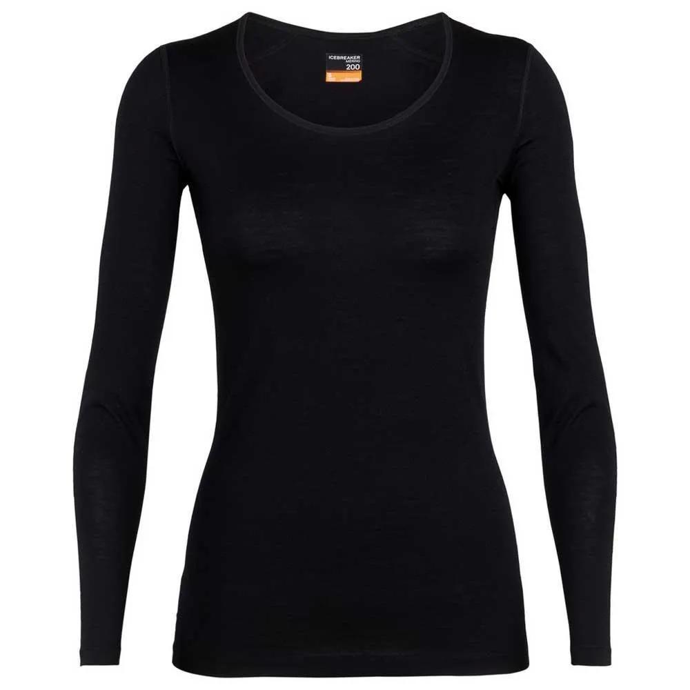 Icebreaker Базовый слой с длинным рукавом 200 Oasis Scoop Merino