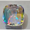 131.15 Ct Natural Mystic Topaz Cushion Rainbow Color Stunning Gemstone