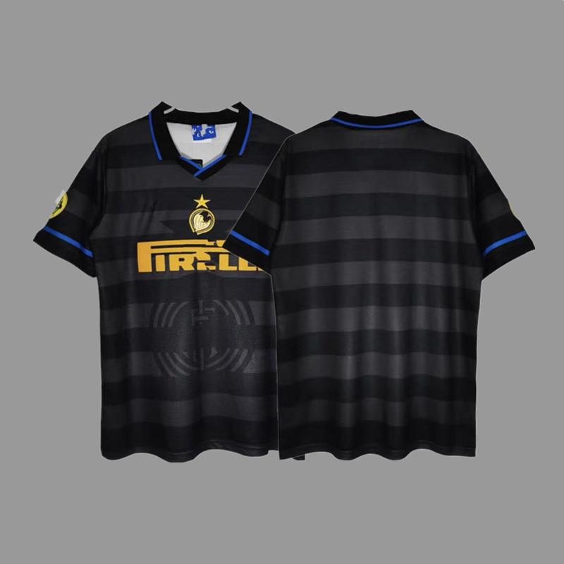 Inter Retro Jersey Football Jersey Classic Baggio Ronaldo Zanetti Figo Adriano Jersey