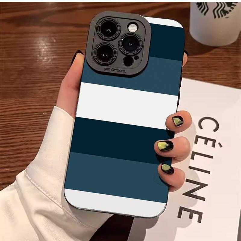 

Blue White Striped Pattern Phone Case for Samsung Galaxy S26 S25 S24 S23 Ultra S22 Plus S21 FE A16 A36 A56 A55 A15 A54 A53 Cover Galaxy S25