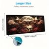 Gothic Moth Color Mouse Pad Large Gaming Table Cushion Non-slip Laptop Tablet Big Mousepad XXL Mat Mini PC Playmat With Lock edge