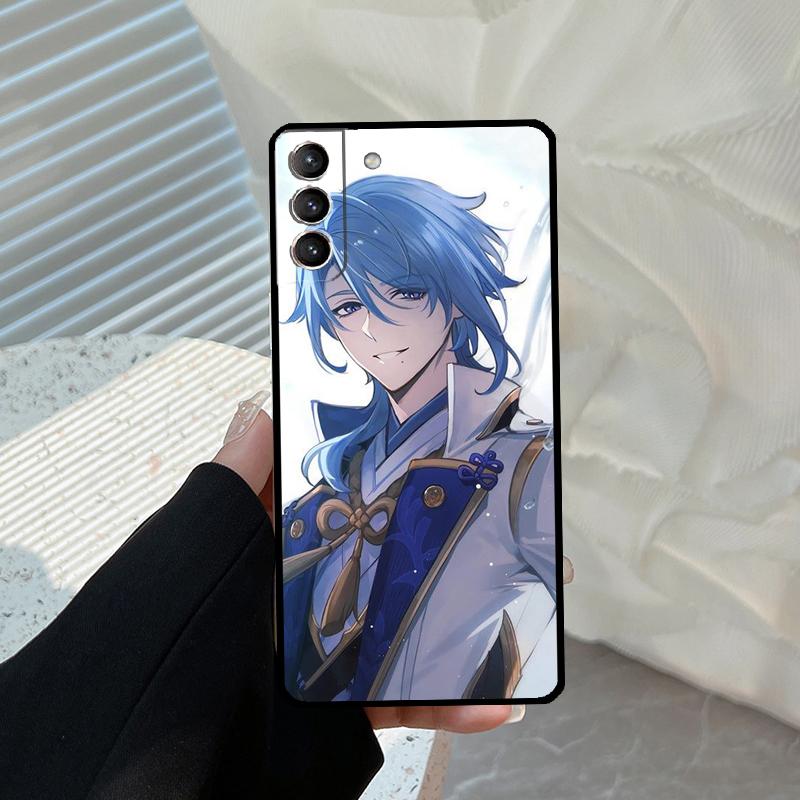 Kamisato Ayato Genshin Impact Funda For Samsung Galaxy S22 Ultra S21 FE S20 FE S8 S9 S10 Plus Note 10 20 S23 Ultra Case