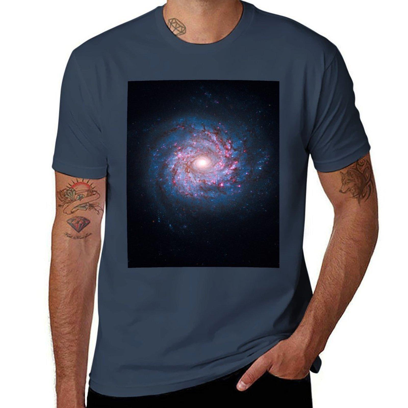 NGC 392 Pinwheel of Star Birth TShirt Holiday Vacation Tee Shirt S