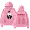 Romantické mikiny s kapucí Růže Bruno Mars Mikina The Romantic Tour Retro Grafické oblečení Móda Ženy Muži Ležérní Y2K Pulovr Párové sladěné oblečení