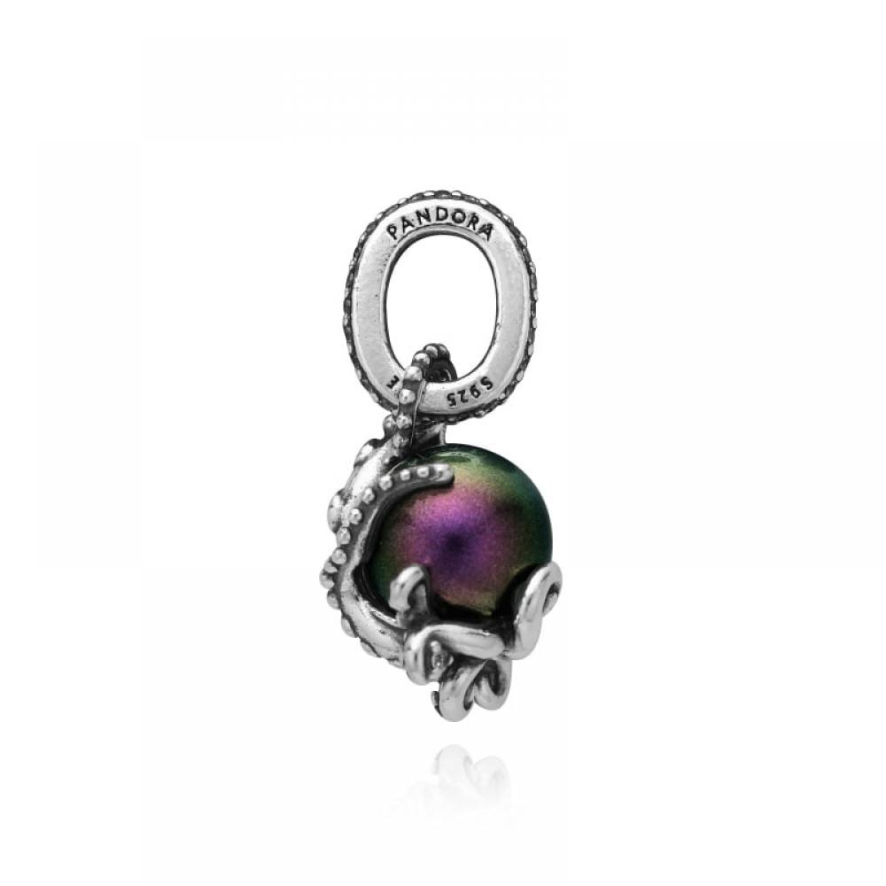 PAndora 792684c01 Disney The Little Mermaid The Little Mermaid Ursula Pendant And Dangle Silver Charm