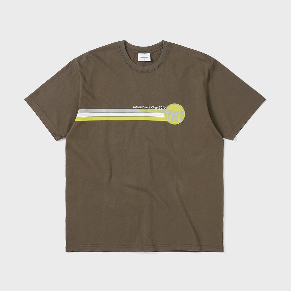 ThIs Is Never That Tnt Track Lines Tee Brown S