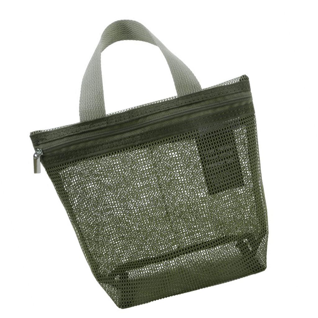 Quick Drying Mesh Shower Pack Bag Portable for Traveler Students and Fitness Enthusiasts Easy To Store Toiletries