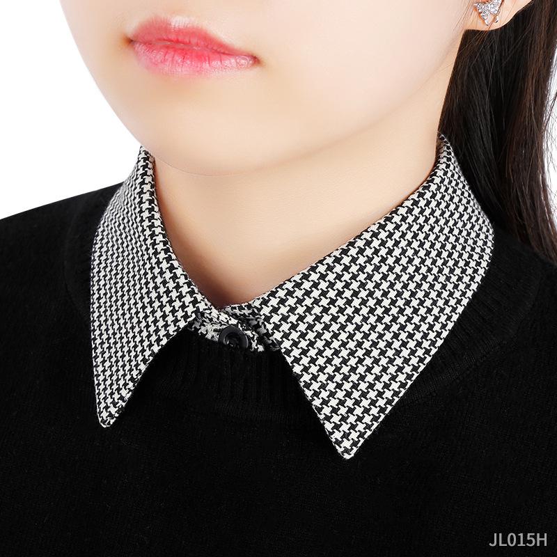 Children's Versatile Denim Dickey Faux Collar for Sweaters and Ladies - Multifunctional Pointed Collar Decoration