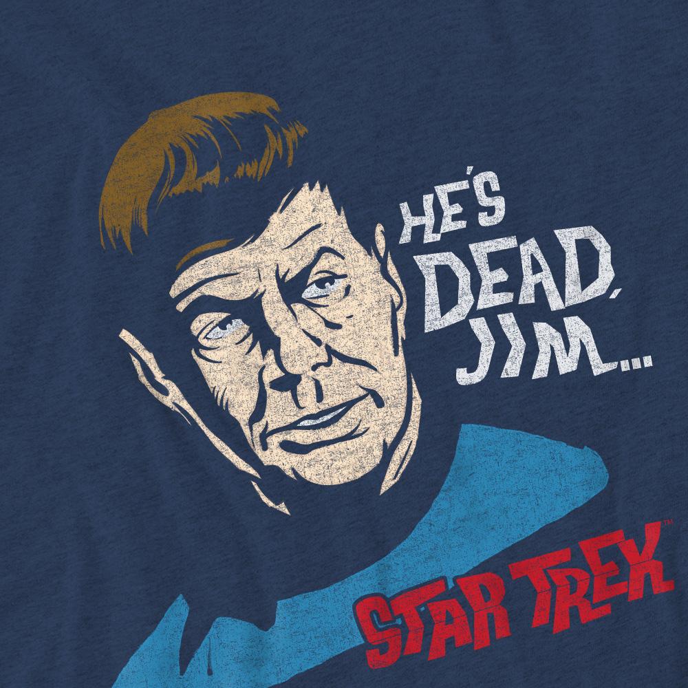 Star Trek Unisex Adult He´s Dead Jim T-Shirt