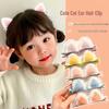 Women's Plush Cat Ear Hair Clips – Cute Fur Accessories for Kids
