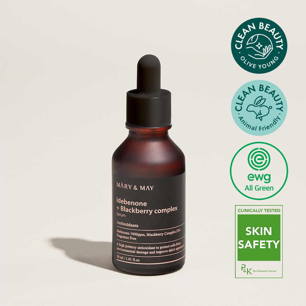 Mary&May Idebenone Blackberry Complex Serum 30ml - Antioxidant Care Glow, Korean