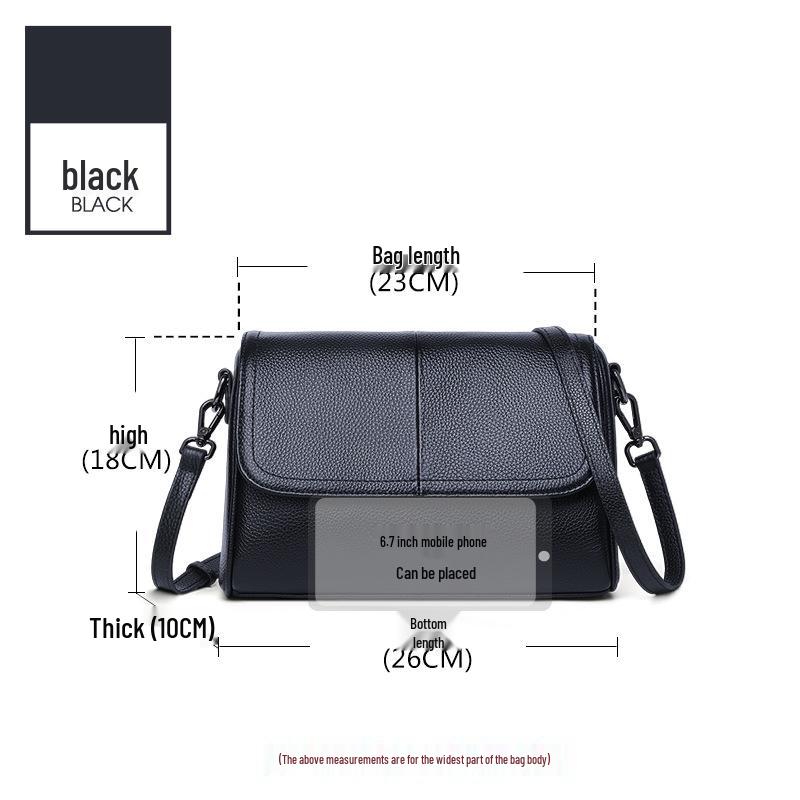 2025 Women's Large Capacity Soft Leather Crossbody Backpack with Magnetic Buckle Flap